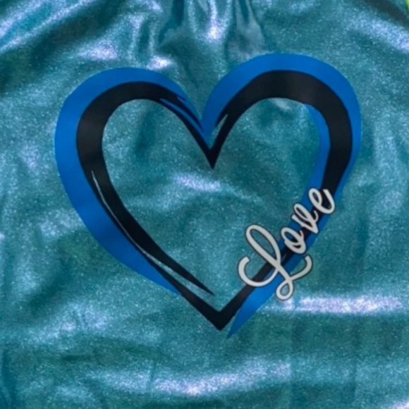 NWT Gymnastics Leotard w/ Matching Scrunchie - Picture 3 of 3